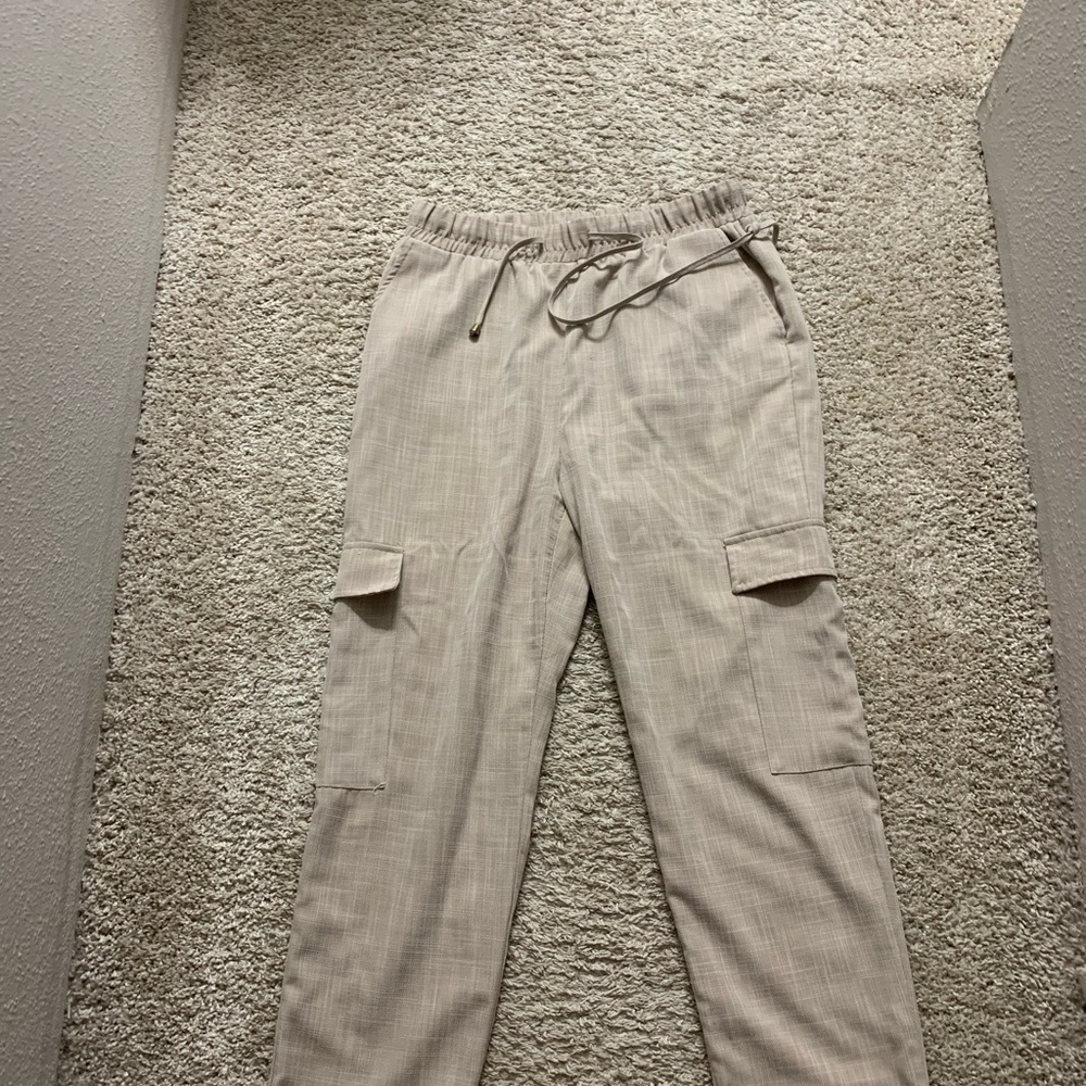 Men's Tan Cargo Pants